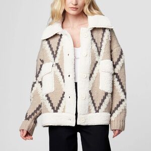 BLANK NYC In the Cards Taupe Jacket, Size Large New with Tag Sold Out Online